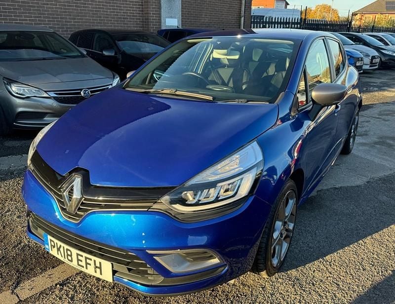 Used Renault Clio IV GT-Line 2018 Blue Hatchback