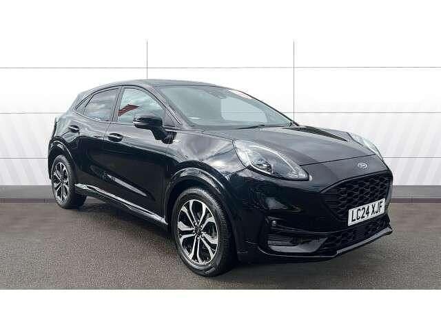 Black Used 2024 Ford Puma Gen-E ST-Line SUV | £16,367 (Fair price) - Image 1/4