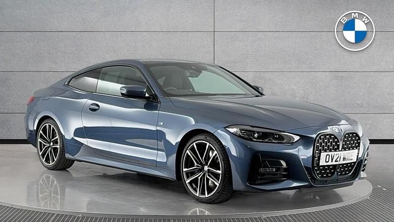 Blue Used 2021 BMW 420 M Sport Coupe | £23,950 (A bit pricey) - Image 1/4