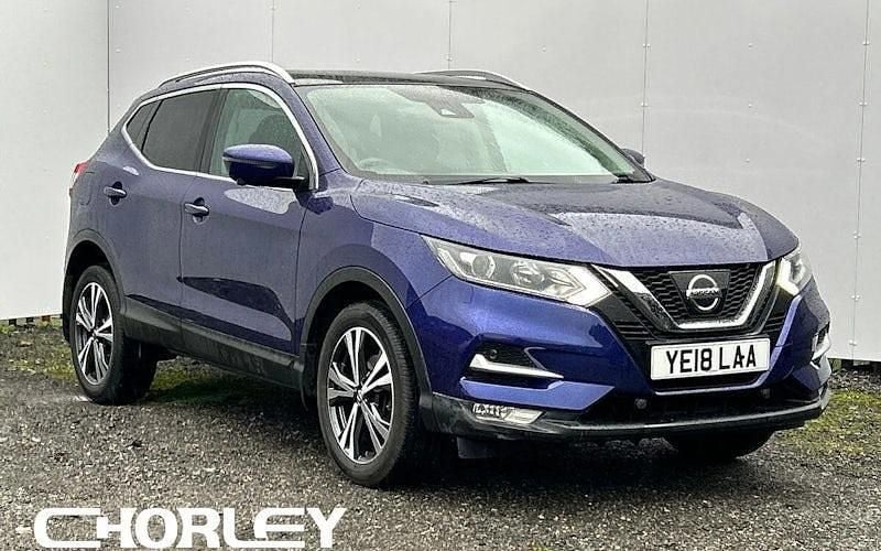Blue Used 2018 Nissan Qashqai N-Connecta SUV | £10,519 (Fair price) - Image 1/4