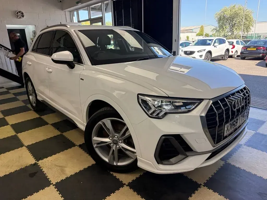 Begagnad Audi Q3 S-Line 190 HK (139 kW) 2019 Vit SUV