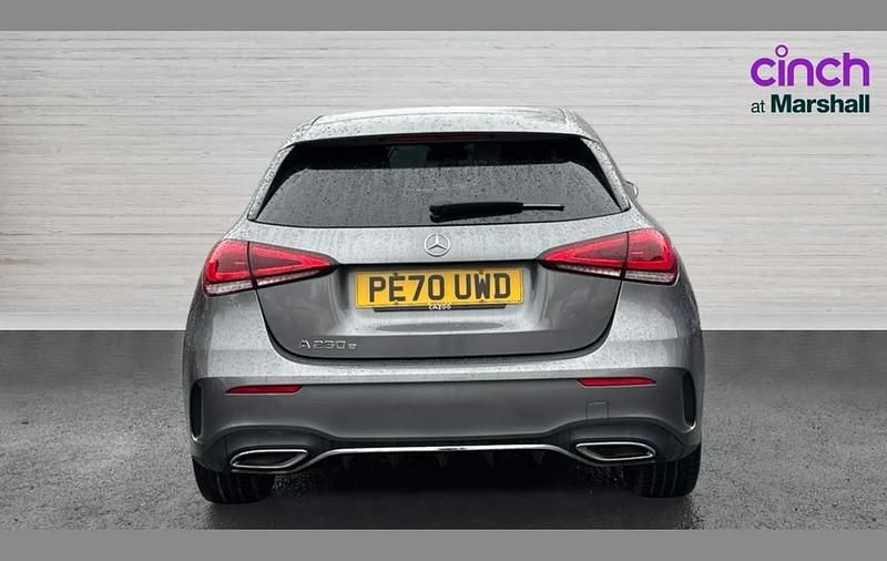 Used Mercedes A250 AMG line 214 HP (157 kW) 2020 Grey Hatchback