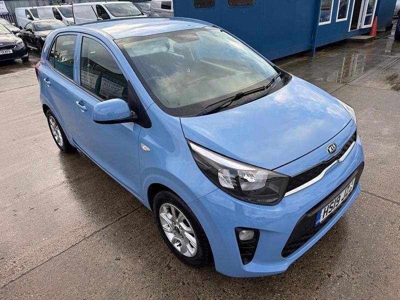 Used Kia Picanto 66 HP (48 kW) 2019 Blue Hatchback