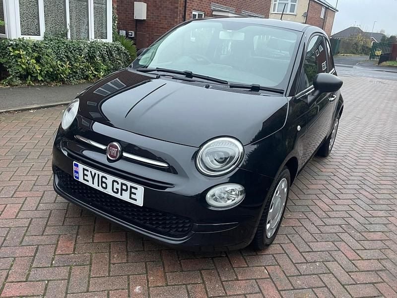 Used Fiat 500 Pop 2016 Black Hatchback