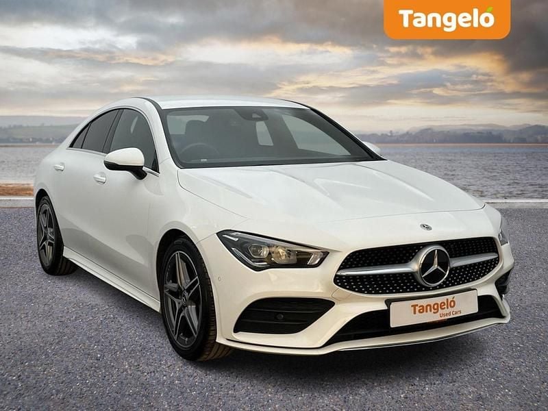 White Used 2021 Mercedes CLA180 AMG line Sedan | £22,695 (Fair price) - Image 1/4