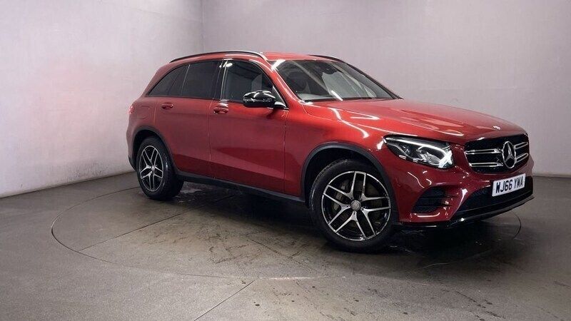 Red Used 2016 Mercedes GLC250 AMG line SUV | £15,999 (Good price) - Image 1/4
