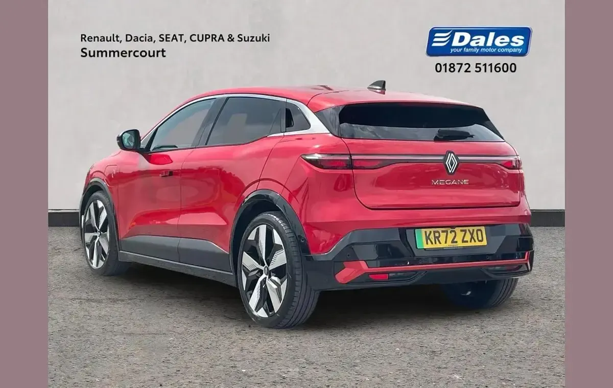 Used Renault Megane E-Tech Techno 160 kW (218 HP) 2022 Red Hatchback