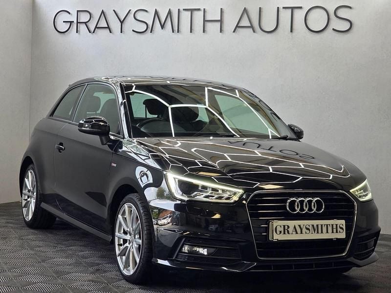 Black Used 2015 Audi A1 S-Line Hatchback | £7,490 (Fair price) - Image 1/2