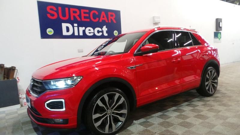 Used VW T-Roc R-line 150 HP (110 kW) 2019 Red SUV