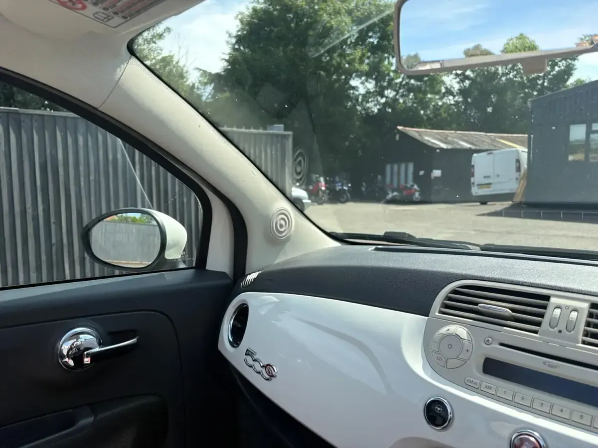 Used Fiat 500C Lounge 2011 White Cabriolet