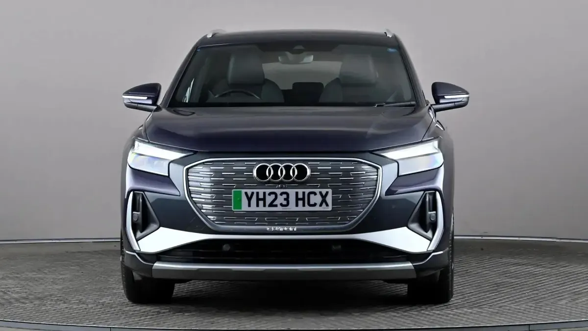 Used Audi Q4 e-tron S-Line 125 kW (170 HP) 2023 Mauve/purple SUV
