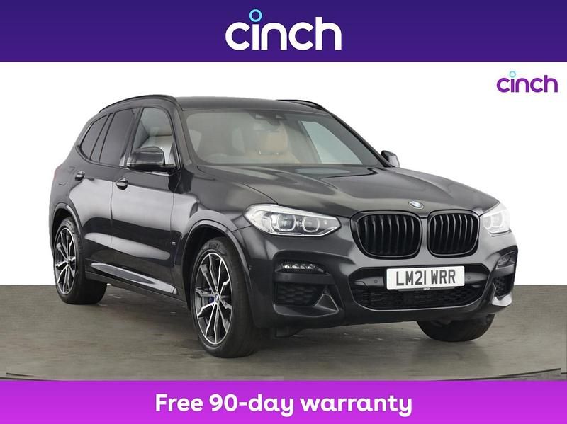 Grey Used 2021 BMW X3 M Sport SUV | £21,299 (Good price) - Image 1/3