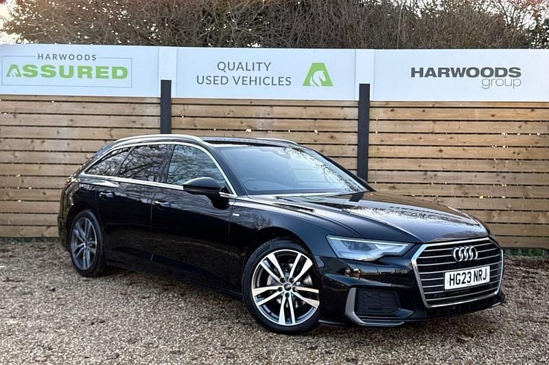Black Used 2023 Audi A6 S-Line Estate | £27,790 (Good price) - Image 1/4