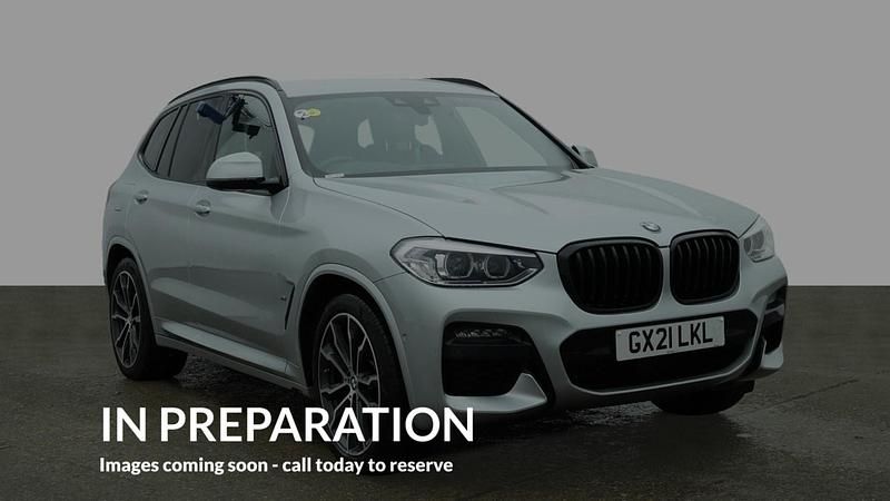 Silver Used 2021 BMW X3 M Sport SUV | £25,920 (Fair price) - Image 1/4