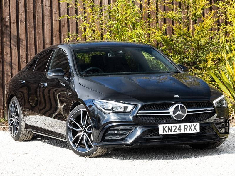 Black Used 2024 Mercedes CLA35 AMG Premium Sedan | £36,998 (A bit pricey) - Image 1/4