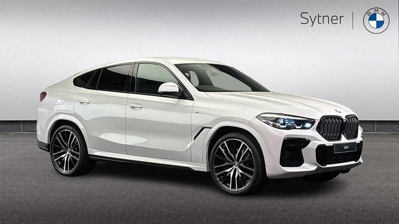 White Used 2022 BMW X6 M Sport SUV | £48,000 (Fair price) - Image 1/4