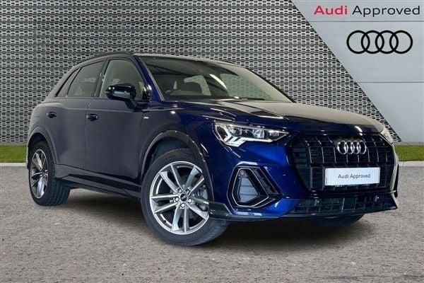 Blue Used 2022 Audi Q3 Black Edition SUV | £27,995 (Fair price) - Image 1/3
