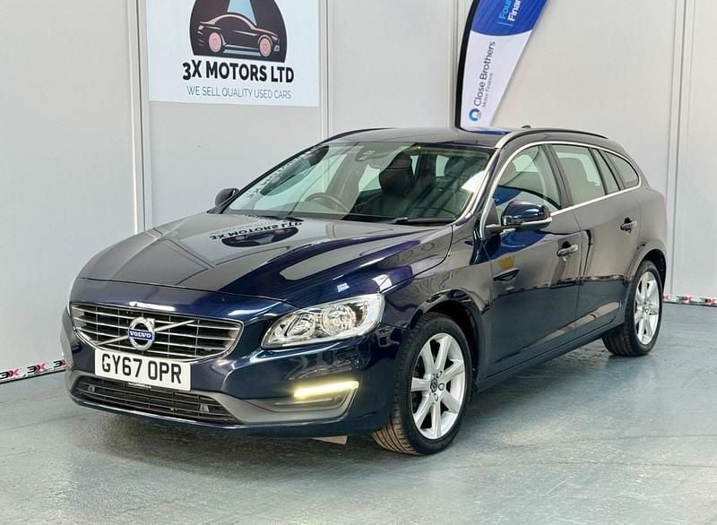 Blue Used 2017 Volvo V60 SE Estate | £10,490 (Fair price) - Image 1/4