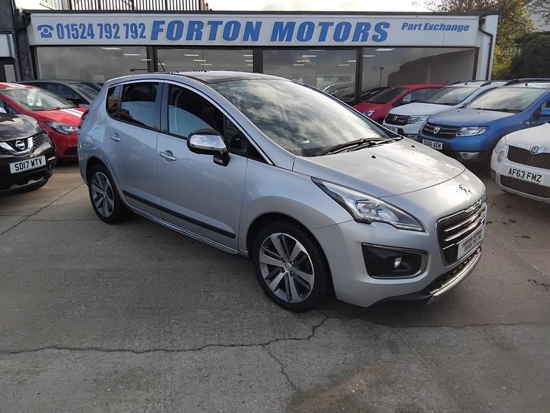 Silver Used 2016 Peugeot 3008 Allure Hatchback | £7,395 (Super price) - Image 1/4