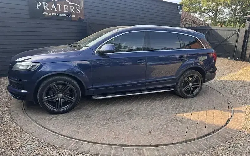Used Audi Q7 S-line plus 245 HP (180 kW) 2013 Blue SUV