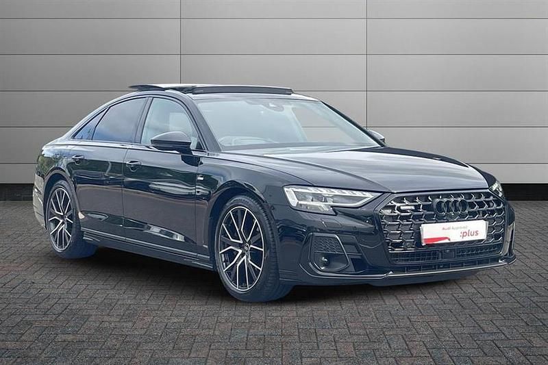 Mythos black Used 2025 Audi A8 Black Edition Sedan | £62,995 - Image 1/4