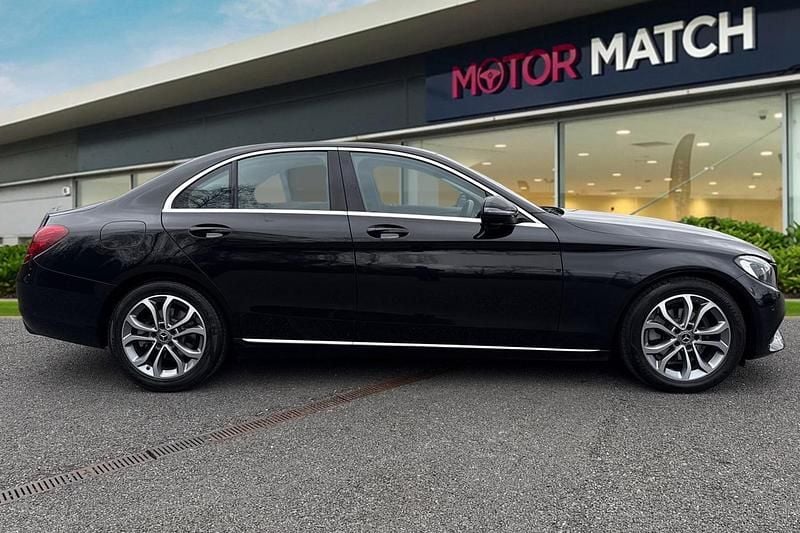 Used Mercedes C200 2019 Black Sedan