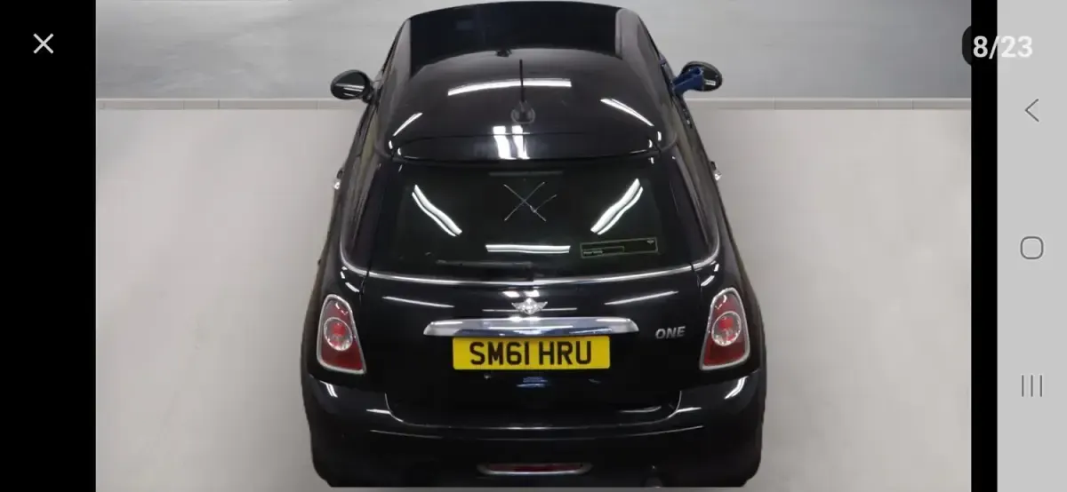 Begagnad Mini ONE Hatch 98 HK (72 kW) 2011 Svart Halvkombi
