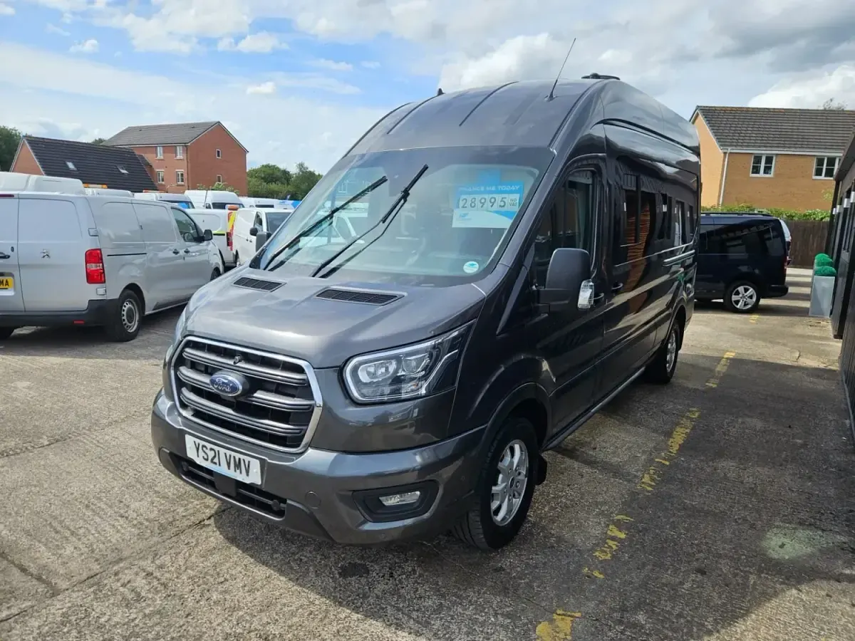 Second-hand Ford Transit Limited 185 CP (136 kW) 2021 Gri Van