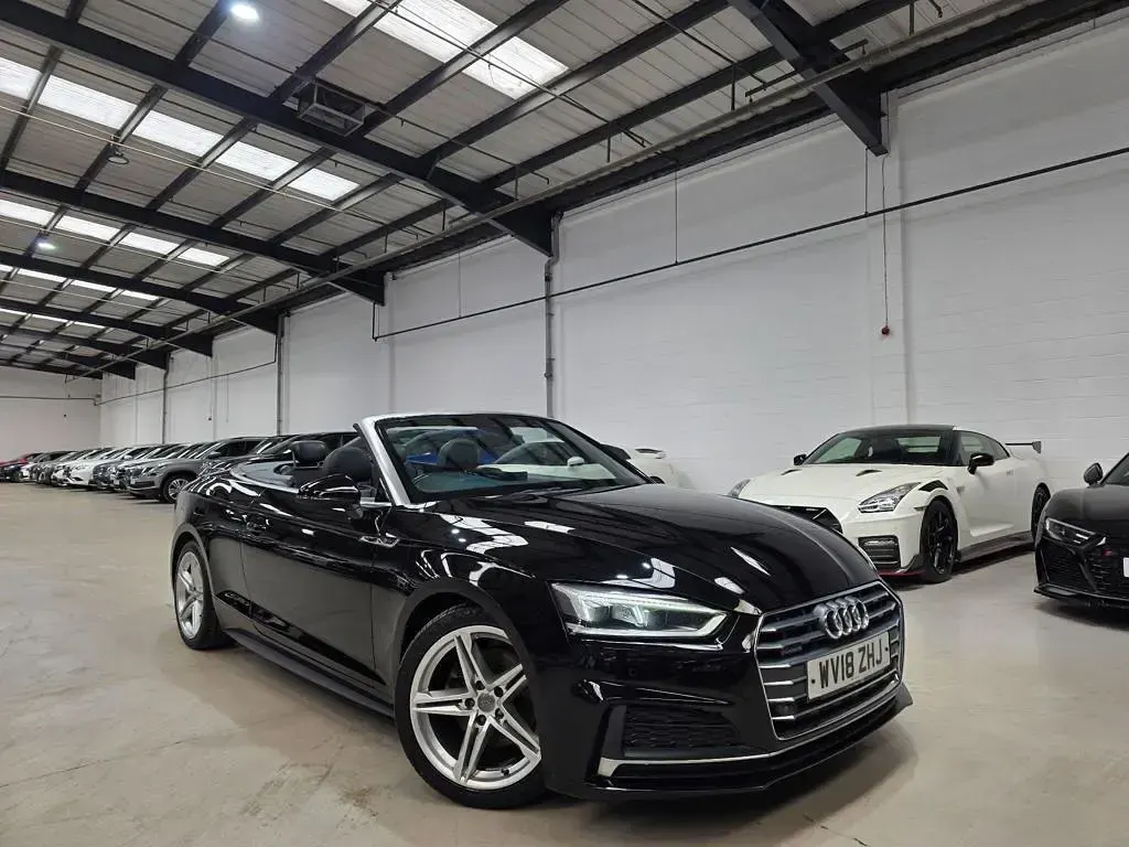 Used Audi Cabriolet S-Line 2018 Black Cabriolet