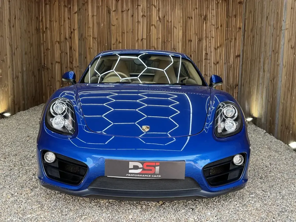 Used Porsche Cayman 275 HP (202 kW) 2016 Blue Coupe