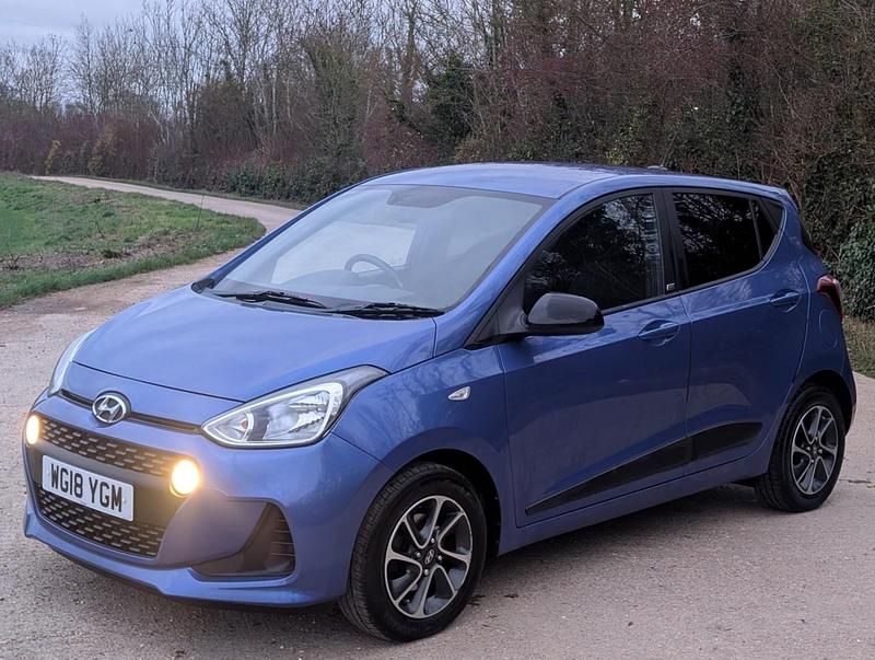 Blue Used 2018 Hyundai i10 GO! Hatchback | £6,695 (Fair price) - Image 1/4