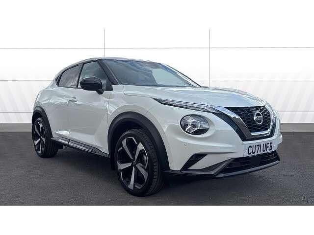 White Used 2021 Nissan Juke Tekna SUV | £15,723 (Fair price) - Image 1/4