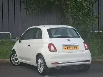 Used Fiat 500 Lounge 69 HP (50 kW) 2016 White Hatchback