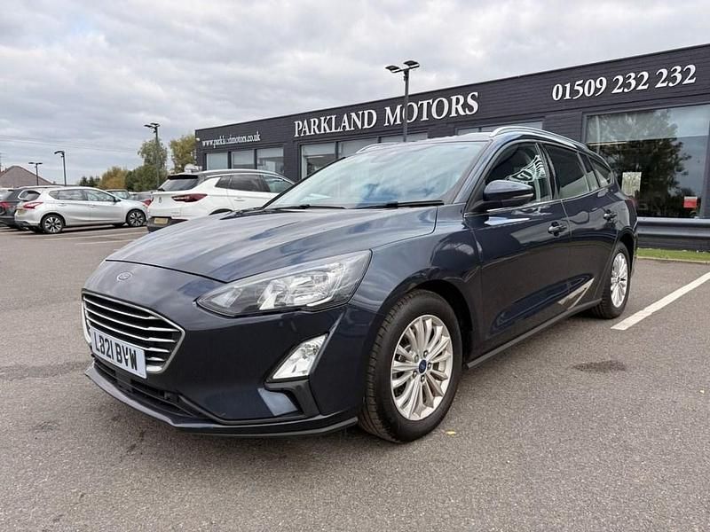Used Ford Focus Titanium 125 HP (91 kW) 2021 Blue Estate