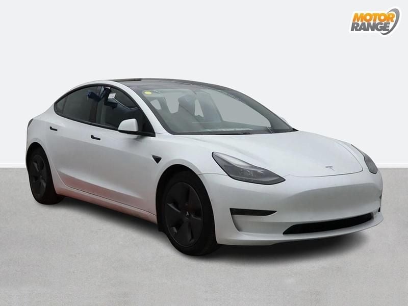 White Used 2021 Tesla Model 3 Long Range AWD Sedan | £19,495 (Fair price) - Image 1/4
