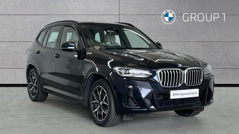 Black Used 2022 BMW X3 M Sport SUV | £35,990 (Fair price) - Image 1/4