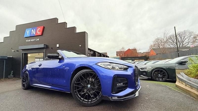 Blue Used 2021 BMW 420 M Sport Cabriolet | £24,991 (Expensive) - Image 1/4