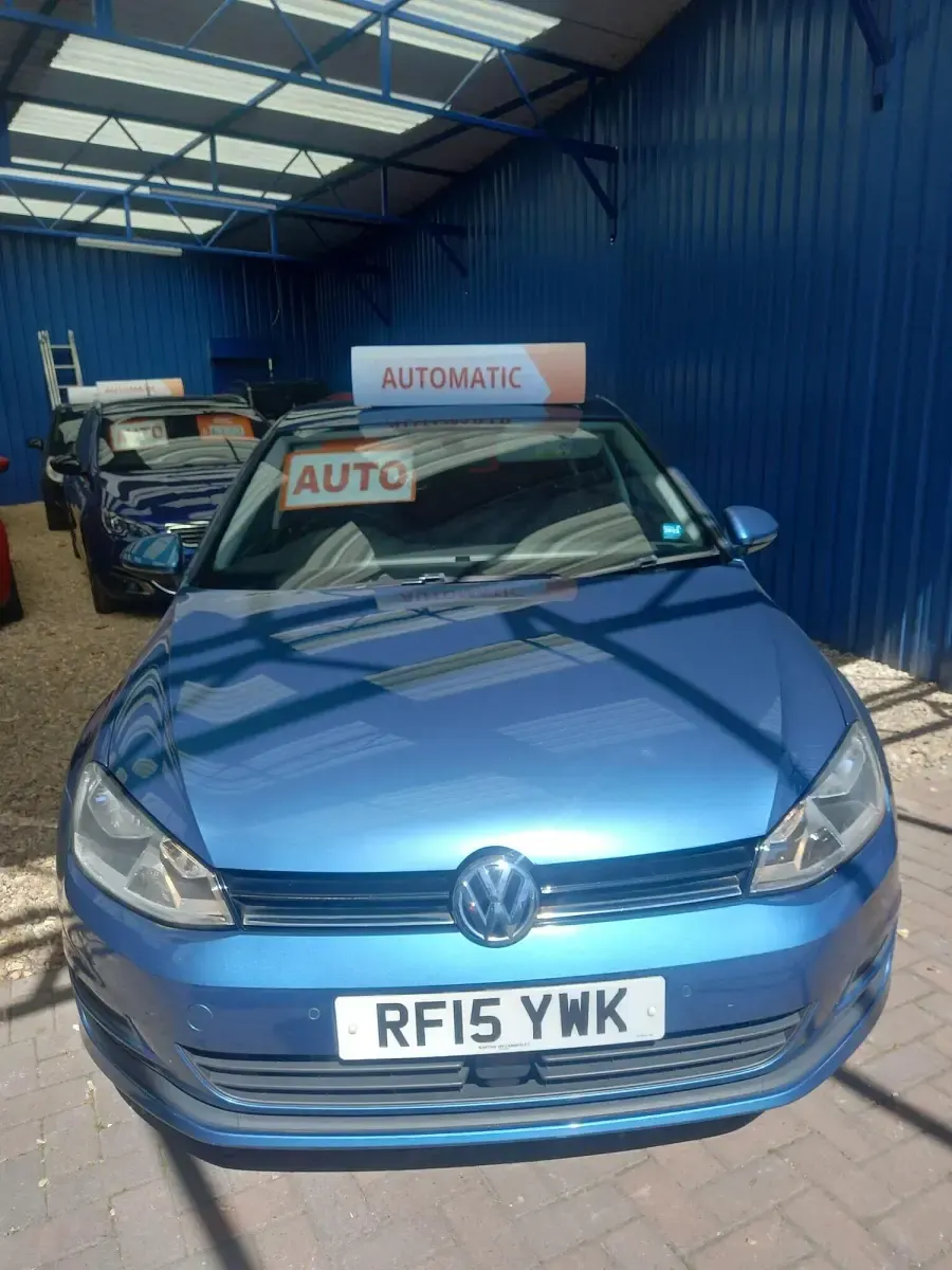 Used VW Golf VII Match 2015 Blue Hatchback