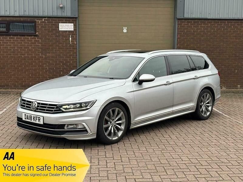 Used VW Passat R-line 220 HP (161 kW) 2018 Silver Estate