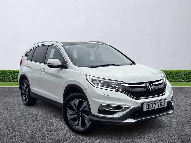 White Used 2017 Honda CR-V EX SUV | £15,799 (A bit pricey) - Image 1/4