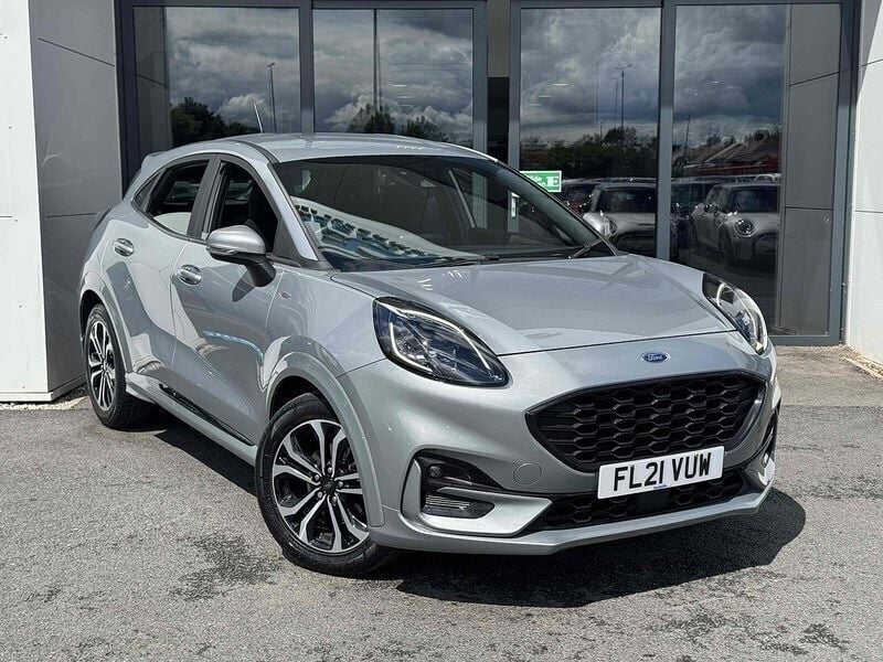 Silver Used 2021 Ford Puma ST-Line Hatchback | £12,195 (Fair price) - Image 1/3