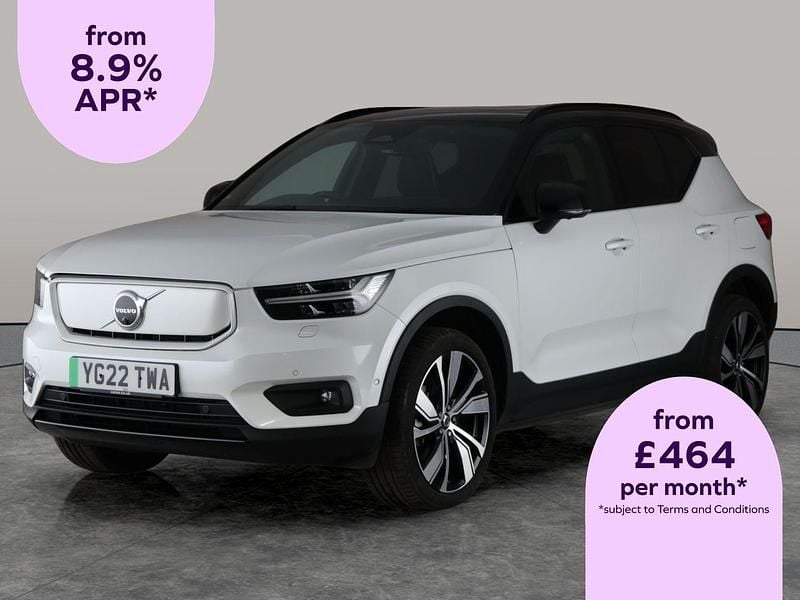 White Used 2022 Volvo XC40 Ultimate SUV | £27,453 (Fair price) - Image 1/2