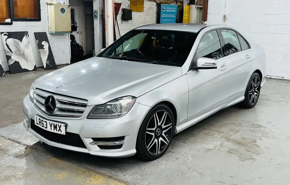 Used Mercedes C250 AMG 2013 Silver Sedan