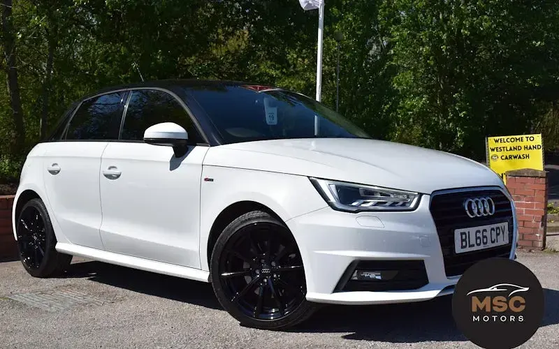 Used Audi A1 Sportback S-Line 150 HP (110 kW) 2016 White Hatchback