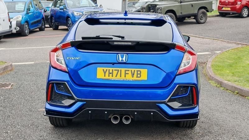 Used Honda Civic Sport 182 HP (133 kW) 2021 Blue Hatchback
