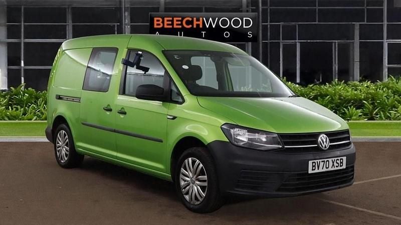 Green Used 2020 VW Caddy Maxi S MPV | £23,000 - Image 1/1