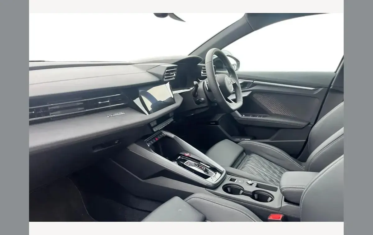 Used Audi S3 Black Edition 333 HP (244 kW) 2025 White Sedan