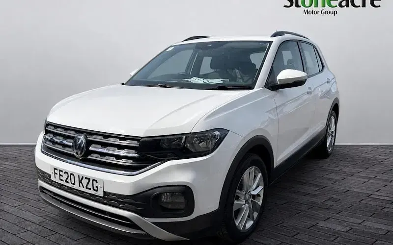 Used VW T-Cross SE 116 HP (85 kW) 2020 White SUV
