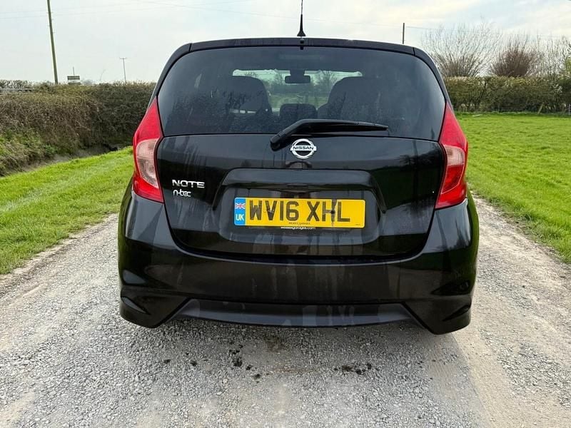 Used Nissan Note N-TEC 80 HP (58 kW) 2016 Black Hatchback