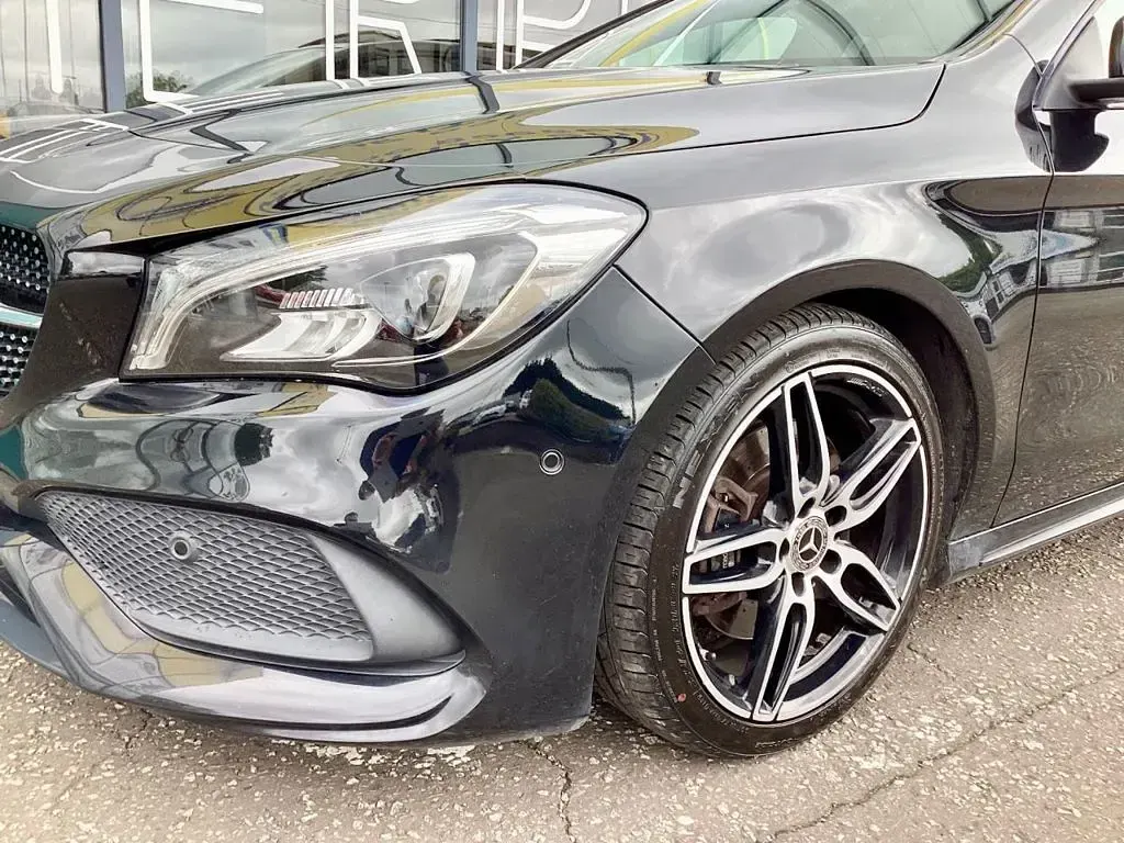 Used Mercedes CLA220 AMG line 177 HP (130 kW) 2018 Black Sedan